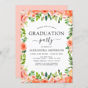 Invitation 2022 Graduation de la végétation florale de la pêc