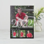 Invitation 2022 Senior Memories Quad Photo Graduation (Debout devant)