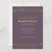 Invitation 2023 Graduation Party Sunshine Couleurs Boho Chic (Dos)