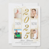 Invitation 2023 Graduation Then and Now 4 Photo (Devant)