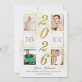 Invitation 2023 Graduation Then and Now 4 Photo (Devant)