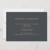 Invitation 2023 Modern Classic One Photo Graduation Party (Dos)