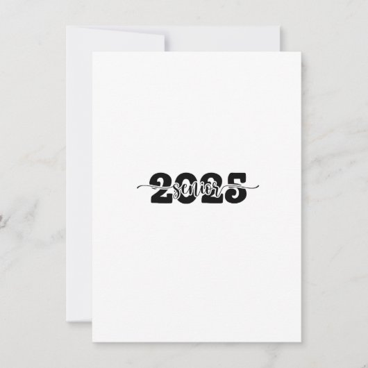 Invitation 2025 Classe d'études supérieures de l'école 2025 (Devant)