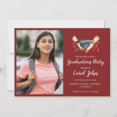 Invitation 2025 Grad Photo Elegant Graduation Party (Devant)