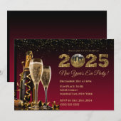 Invitation 2025 Soirée de la Saint-Sylvestre-Ball-NYC- (Devant / Derrière)