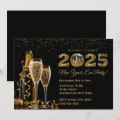 Invitation 2025 Soirée de la Saint-Sylvestre-Ball-NYC- (Devant / Derrière)