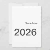 2026 2027 2028 nom titre ici année lettre gras