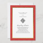 Invitation 2026 A Little Horse Is On The Way Red Baby Shower (Dos)