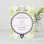 Invitation 2026 Candidat politique Golf Scramble Collecte de  (Debout devant)