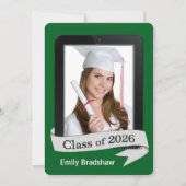 Invitation 2026 Commencement Graduation Electronic Tablet (Devant)