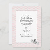 Invitation 2026 Graduation Diploma on Pink Hearts   (Devant)