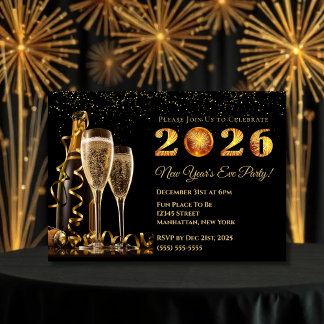 Invitation 2026 New Year's Eve Party