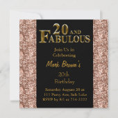 Invitation 20e anniversaire  (Devant)