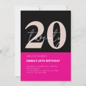 Invitation 20e anniversaire (Devant)