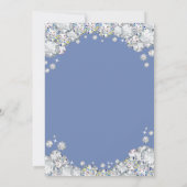 Invitation 20e anniversaire Blue and Silver Diamond (Dos)