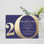 Invitation 20e anniversaire d'affaires (Debout devant)