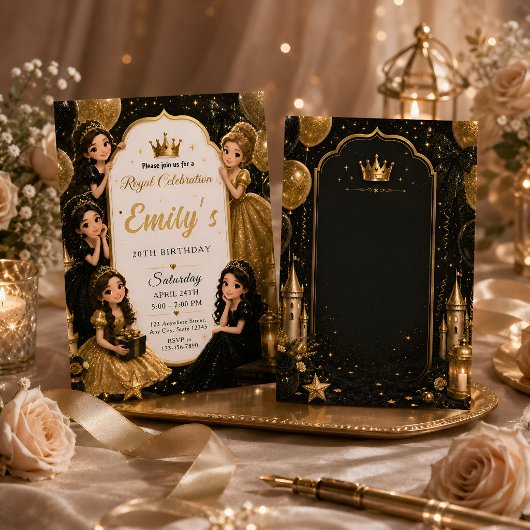 Invitation 20e anniversaire de la Princesse Royale