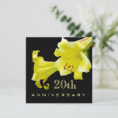 Invitation 20e anniversaire de mariage (Debout devant)