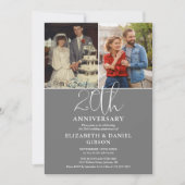 Invitation 20e anniversaire du Mariage hier et aujourd'hui 2  (Devant)