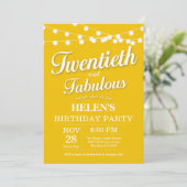 Invitation 20e anniversaire Jaune Fabuleux (Debout devant)