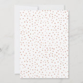 Invitation 20e fête d'anniversaire surprise - Rose blanche or (Dos)