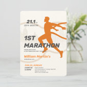 Invitation 21,1km 1E Marathon-Post Marathon (Debout devant)