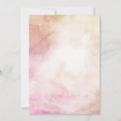 Invitation 21 Anniversaire Fleur Boho Fleurs Plumes (Dos)