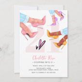 Invitation 21 Chic High Heels 21e Anniversaire (Devant)