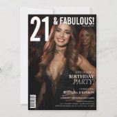 Invitation 21 et Fabulous Magazine Couverture 21e anniversair (Devant)