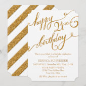 Invitation 21e, 21e fête d'anniversaire (Devant / Derrière)