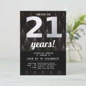 Invitation 21e anniversaire Black Silver Party (Debout devant)