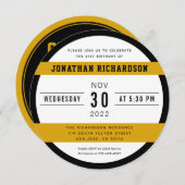 Invitation 21e anniversaire Cheers et bières à 21 ans Moderne (Devant / Derrière)