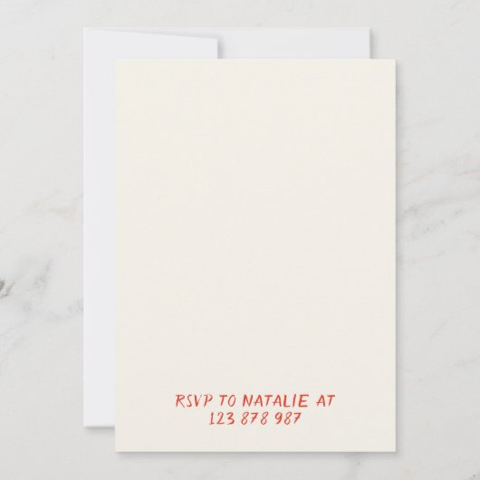 Invitation 21e Anniversaire de Fun Coastal Fun à la Main Roug (Dos)