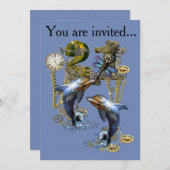 Invitation 21e anniversaire de Steampunk (Devant / Derrière)