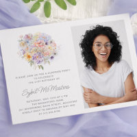 21e Anniversaire Fleur Bouquet Photo Surprise