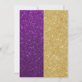 Invitation 21e anniversaire moderne (Dos)