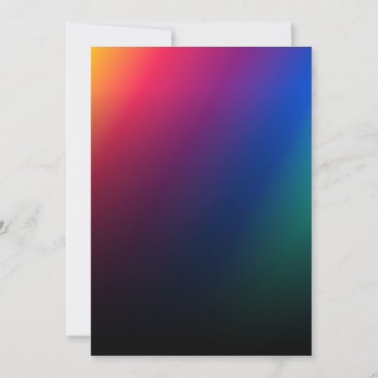 Invitation 21e anniversaire moderne (Dos)