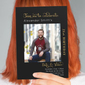 Invitation 21e anniversaire Noir