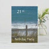 Invitation 21e anniversaire - Océan (Debout devant)