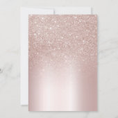 Invitation 21e Anniversaire Parties scintillant de Blush Cham (Dos)