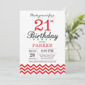 Invitation 21e anniversaire Red Chevron (Debout devant)