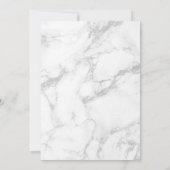 Invitation 21e anniversaire - Rose Gold Balloons effet marbre (Dos)