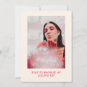 Invitation 21e gâteau Doddle Bonjour Vingt et un photo Annive (Dos)