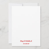 Invitation 21e Main Tirages colorés Amusants Anniversaire (Dos)