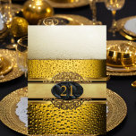 Invitation 21e Mans Beer Black Gold fête d'anniversaire<br><div class="desc">Élégant Mans Beer Ale Black Gold Birthday Party Hommes's Black Gold Birthday Mans 21e,  30e 60e 50e 40e tous les âges Anniversaire Party invitations homme homme homme.</div>