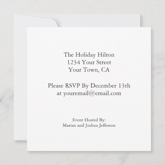 Invitation 21ème Pourpre génial de diva de léopard de fête (Dos)