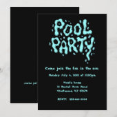 Invitation 22093180, Venez vous amuser au soleil, Noah's ... (Devant / Derrière)