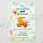 Invitation 22 décembre - 19 janvier - Anniversaire Capricorn (Devant / Derrière)