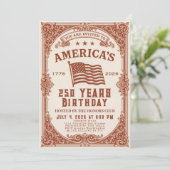 Invitation 250 Anniversaire des Etats-Unis (Debout devant)