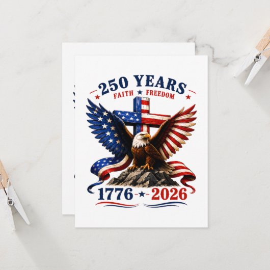 Invitation 250 ans de foi et de liberté (Devant/Arrière en situation)